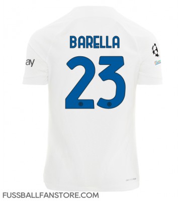 Inter Milan Nicolo Barella #23 Replik Auswärtstrikot 2023-24 Kurzarm